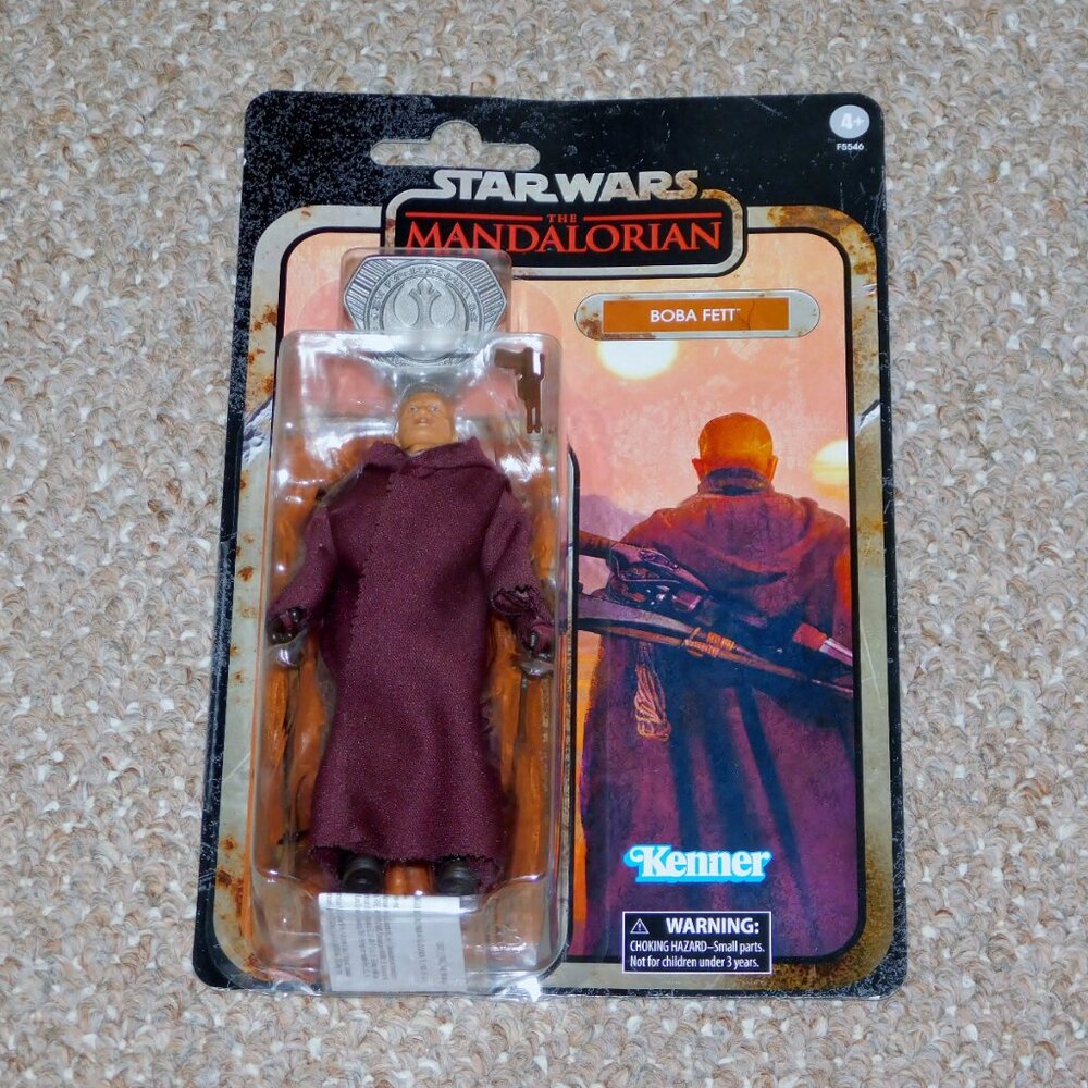 Hasbro Star Wars Mandalorian 6" Black Series Credit Collection Boba Fett MOC New